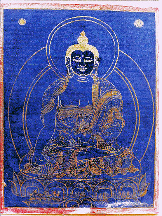 The Holy image of Medicine Guru buddha
